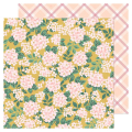 Papier imprimé 30,5 x 30,5 cm 180 g/m² Woodland Grove - Legacy - American Crafts - Rougier et Plé