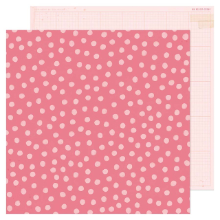 Papier imprimé 30,5 x 30,5 cm 180 g/m² Woodland Grove - Field Notes - American Crafts - Rougier et Plé