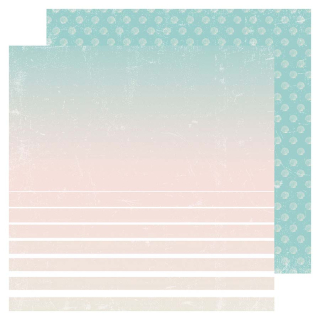 Papier imprimé 30,5 x 30,5 cm 180 g/m² Set Sail - Sunrise Sunset - Heidi Swapp - Rougier et Plé
