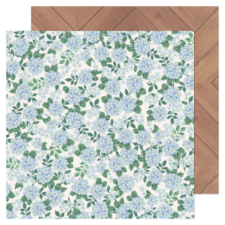 Papier imprimé 30,5 x 30,5 cm 180 g/m² Woodland Grove - Day Dreamer - American Crafts - Rougier et Plé