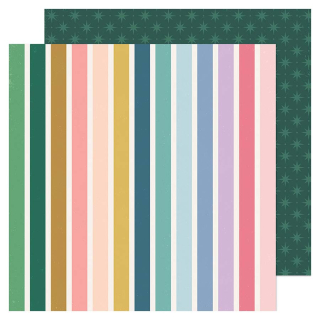 Papier imprimé 30,5 x 30,5 cm 180 g/m² Woodland Grove - Seek Adventure - American Crafts - Rougier et Plé