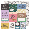 Papier imprimé 30,5 x 30,5 cm 180 g/m² Woodland Grove - Grow Wild - American Crafts - Rougier et Plé