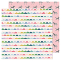 Papier imprimé 30,5 x 30,5 cm 180 g/m² Woodland Grove - Fearless - American Crafts - Rougier et Plé