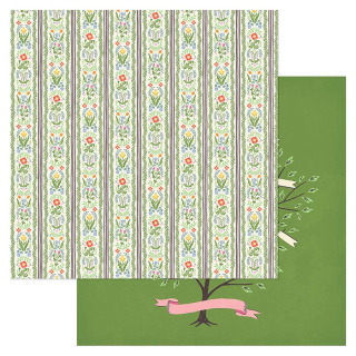 Papier imprimé 30,5 x 30,5 cm 180 g/m² Moonlight Magic - Happy Place - Crate Paper - Rougier et Plé