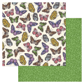 Papier imprimé 30,5 x 30,5 cm 180 g/m² Moonlight Magic - Heart Flutter - Crate Paper - Rougier et Plé
