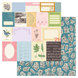 Papier imprimé 30,5 x 30,5 cm 180 g/m² Moonlight Magic - My Collection - Crate Paper - Rougier et Plé