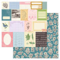 Papier imprimé 30,5 x 30,5 cm 180 g/m² Moonlight Magic - My Collection - Crate Paper - Rougier et Plé