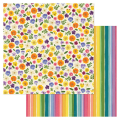 Papier imprimé 30,5 x 30,5 cm 180 g/m² Moonlight Magic - Pixie Dust - Crate Paper - Rougier et Plé