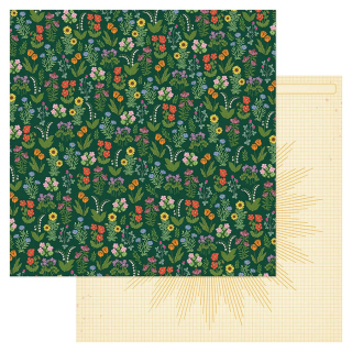 Papier imprimé 30,5 x 30,5 cm 180 g/m² Moonlight Magic - Pure Magic - Crate Paper - Rougier et Plé