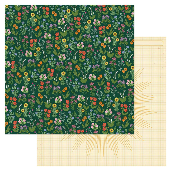 Papier imprimé 30,5 x 30,5 cm 180 g/m² Moonlight Magic - Pure Magic - Crate Paper - Rougier et Plé