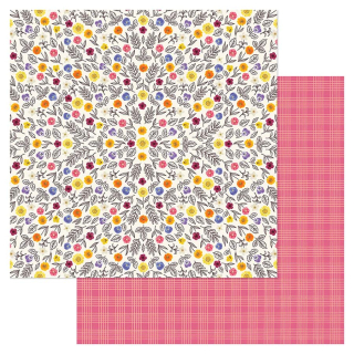 Papier imprimé 30,5 x 30,5 cm 180 g/m² Moonlight Magic - Bright and Brave - Crate Paper - Rougier et Plé