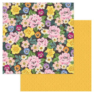 Papier imprimé 30,5 x 30,5 cm 180 g/m² Moonlight Magic - Collage - Crate Paper - Rougier et Plé