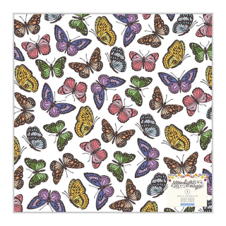 Papier imprimé en acétate 30,5 x 30,5 cm Moonlight Magic - Crate Paper - Rougier et Plé