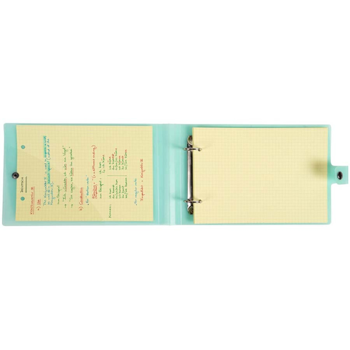 Classeur Fiches Bristol 16 x 26,5 cm 2 anneaux 30 mm Chromaline Pastel - Exacompta - Rougier et Plé