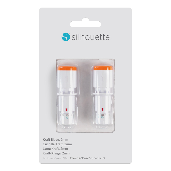 Lame Kraft 2 mm pour Silhouette Portrait 3 et Cameo 4 - 2 pcs - Silhouette - Rougier et Plé