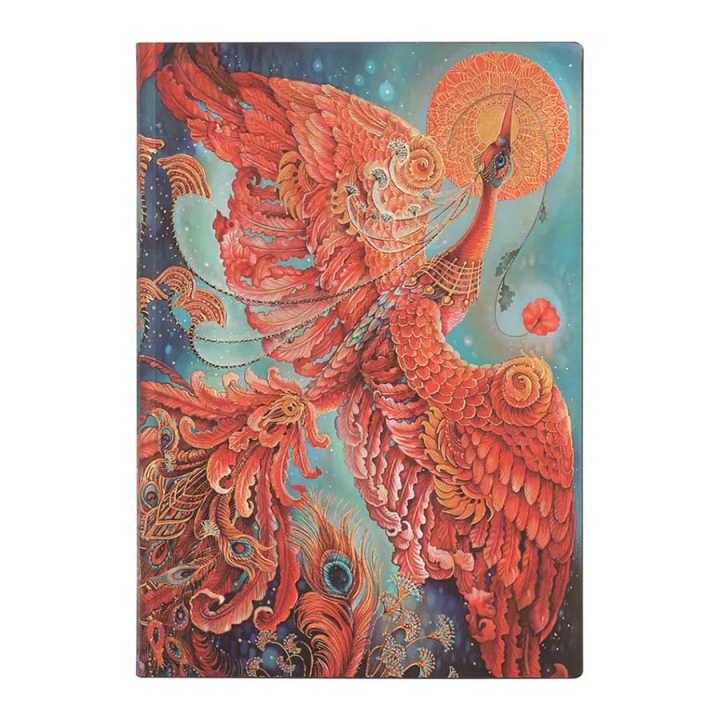Carnet Souple 13 x 18 cm 176 p Ligné Oiseau de Feu - Paperblanks - Rougier et Plé