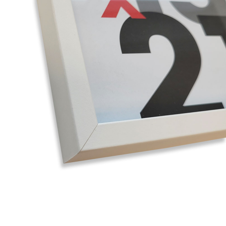 Cadre Vitre en verre Kristy Blanc 15 x 21 cm - Rougier et Plé