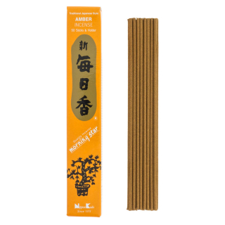 Encens Morning Star Ambre 50 bâtonnets - Tierra Zen - Rougier et Plé