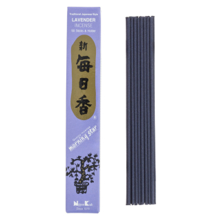 Encens Morning Star Lavande 50 bâtonnets - Tierra Zen - Rougier et Plé