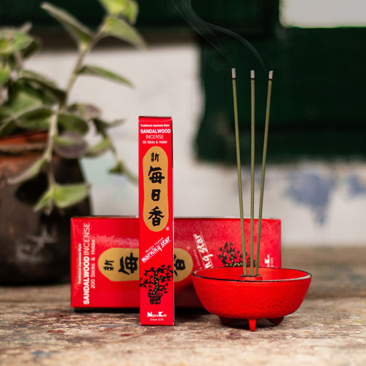 Encens Morning Star Santal 50 bâtonnets - Tierra Zen - Rougier et Plé