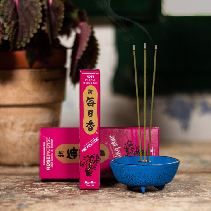 Encens Morning Star Rose 50 bâtonnets - Tierra Zen - Rougier et Plé