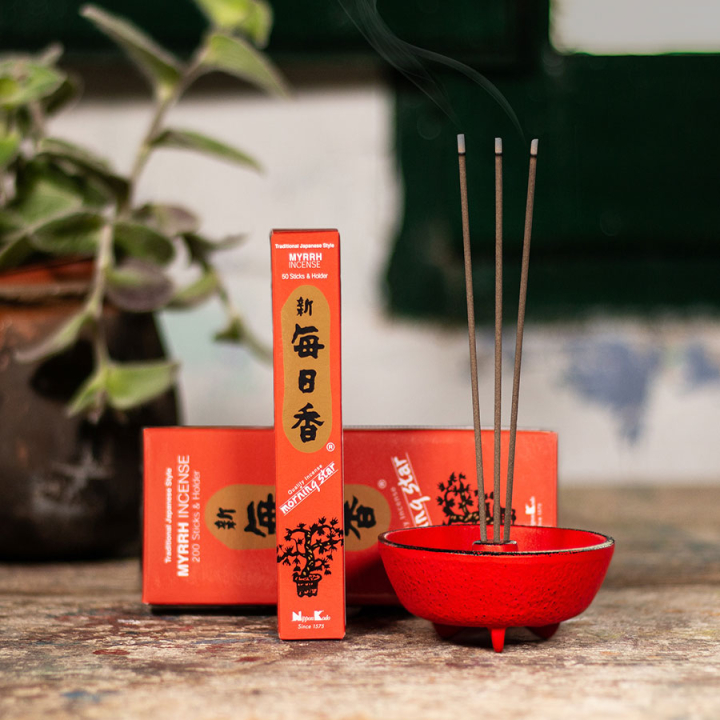 Encens Morning Star Myrrhe 50 bâtonnets - Tierra Zen - Rougier et Plé