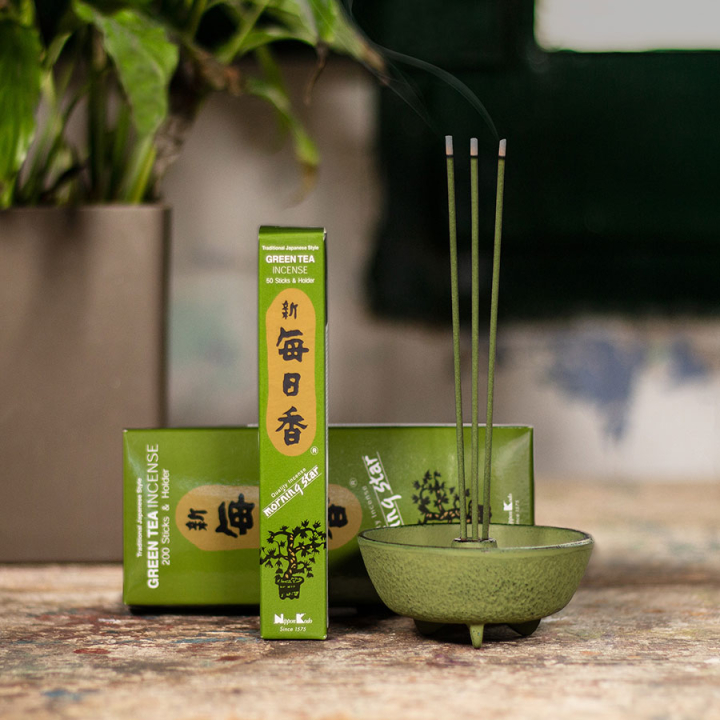 Encens Morning Star Thé vert 50 bâtonnets - Tierra Zen - Rougier et Plé