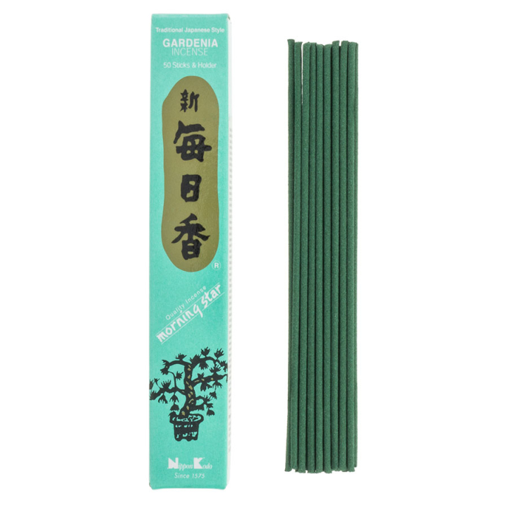 Encens Morning Star Gardénia 50 bâtonnets - Tierra Zen - Rougier et Plé