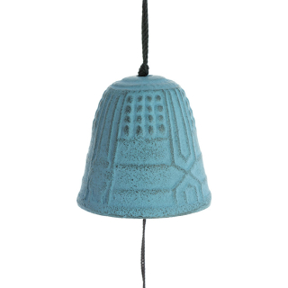 Cloche Feng Shui Furin Iwachu bleu clair 4,5 cm - Tierra Zen - Rougier et Plé
