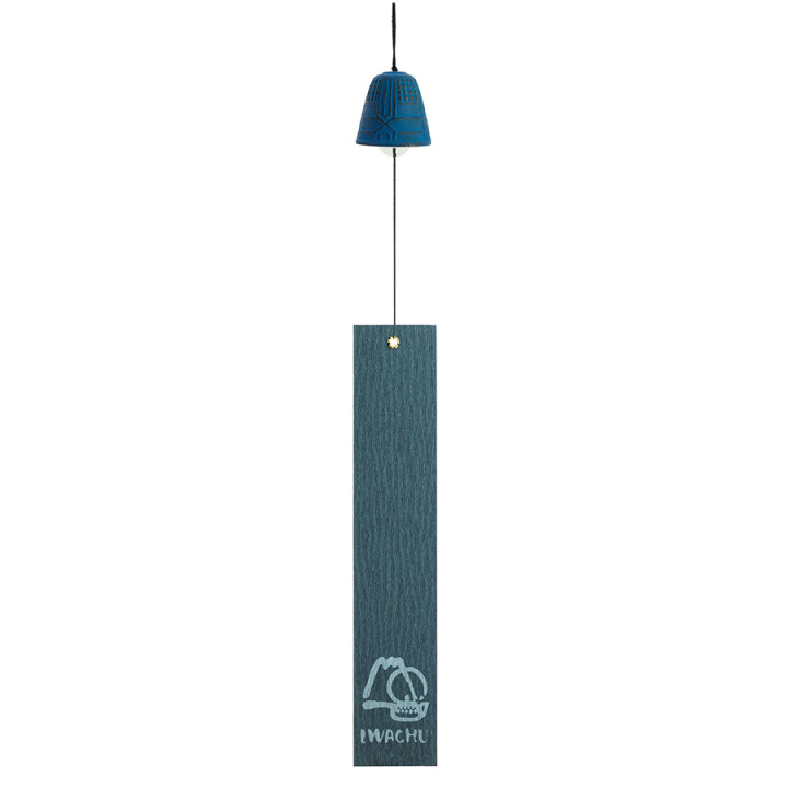 Cloche Feng Shui Furin Iwachu bleue 4,5 cm - Tierra Zen - Rougier et Plé