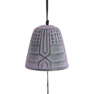 Cloche Feng Shui Furin Iwachu lavande 4,5 cm - Tierra Zen - Rougier et Plé