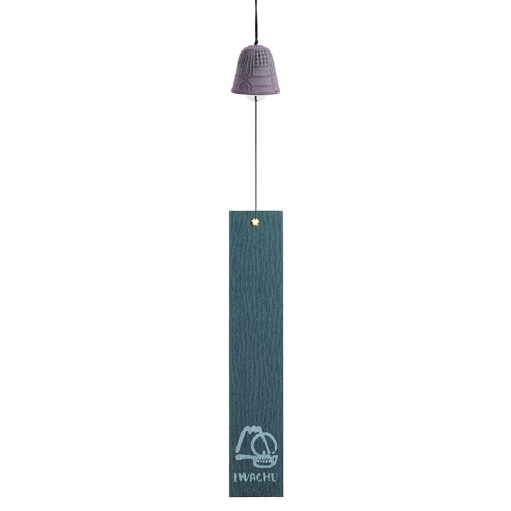 Cloche Feng Shui Furin Iwachu lavande 4,5 cm - Tierra Zen - Rougier et Plé