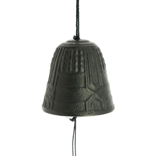 Cloche Feng Shui Furin Iwachu noire 4,5 cm - Tierra Zen - Rougier et Plé