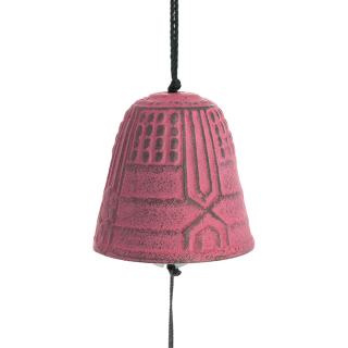 Cloche Feng Shui Furin Iwachu rose 4,5 cm - Tierra Zen - Rougier et Plé