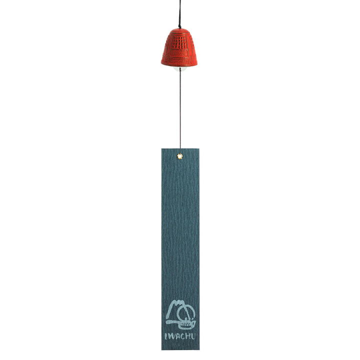 Cloche Feng Shui Furin Iwachu rouge 4,5 cm - Tierra Zen - Rougier et Plé