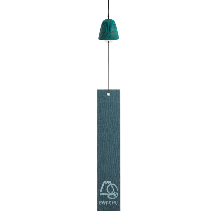Cloche Feng Shui Furin Iwachu turquoise 4,5 cm - Tierra Zen - Rougier et Plé