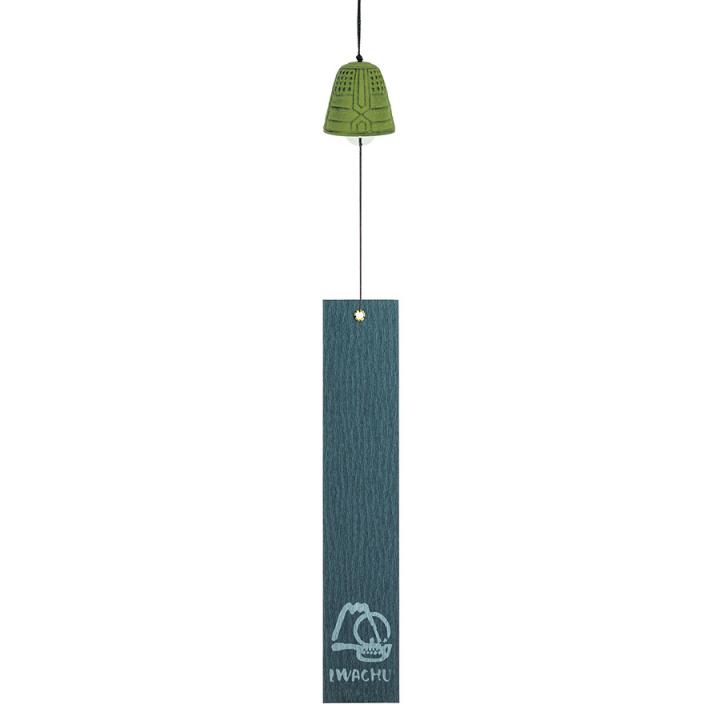 Cloche Feng Shui Furin Iwachu verte 4,5 cm - Tierra Zen - Rougier et Plé