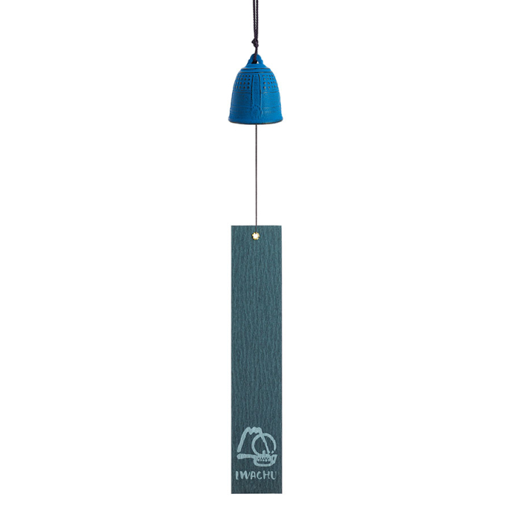 Cloche Feng Shui Furin Iwachu bleue 5,5 cm - Tierra Zen - Rougier et Plé