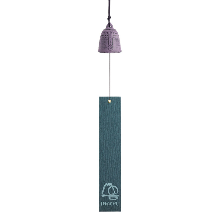 Cloche Feng Shui Furin Iwachu lavande 5,5 cm - Tierra Zen - Rougier et Plé