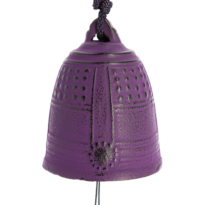 Cloche Feng Shui Furin Iwachu pourpre 5,5 cm - Tierra Zen - Rougier et Plé
