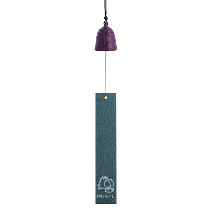 Cloche Feng Shui Furin Iwachu pourpre 5,5 cm - Tierra Zen - Rougier et Plé