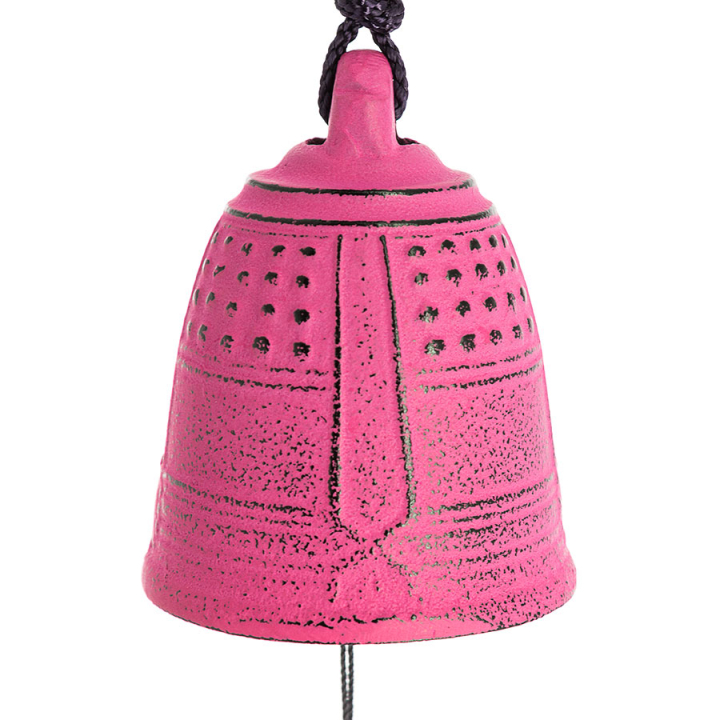 Cloche Feng Shui Furin Iwachu rose 5,5 cm - Tierra Zen - Rougier et Plé