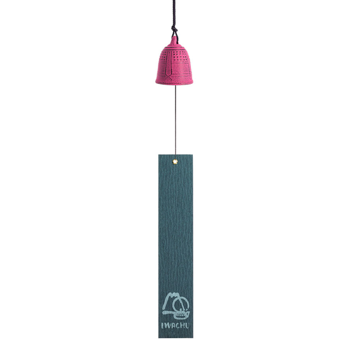 Cloche Feng Shui Furin Iwachu rose 5,5 cm - Tierra Zen - Rougier et Plé