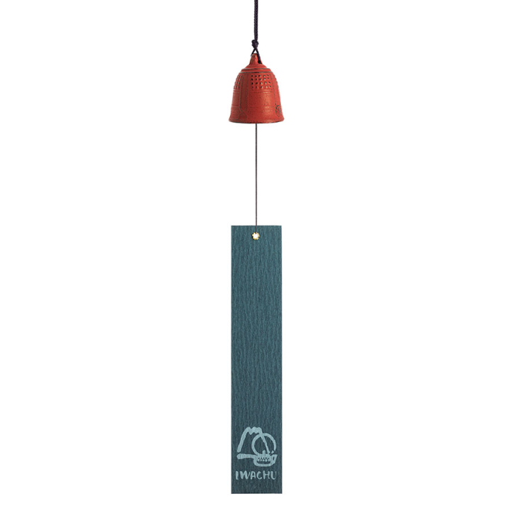 Cloche Feng Shui Furin Iwachu rouge 5,5 cm - Tierra Zen - Rougier et Plé