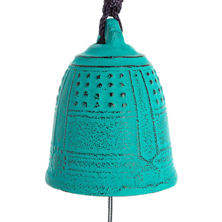 Cloche Feng Shui Furin Iwachu turquoise 5,5 cm - Tierra Zen - Rougier et Plé