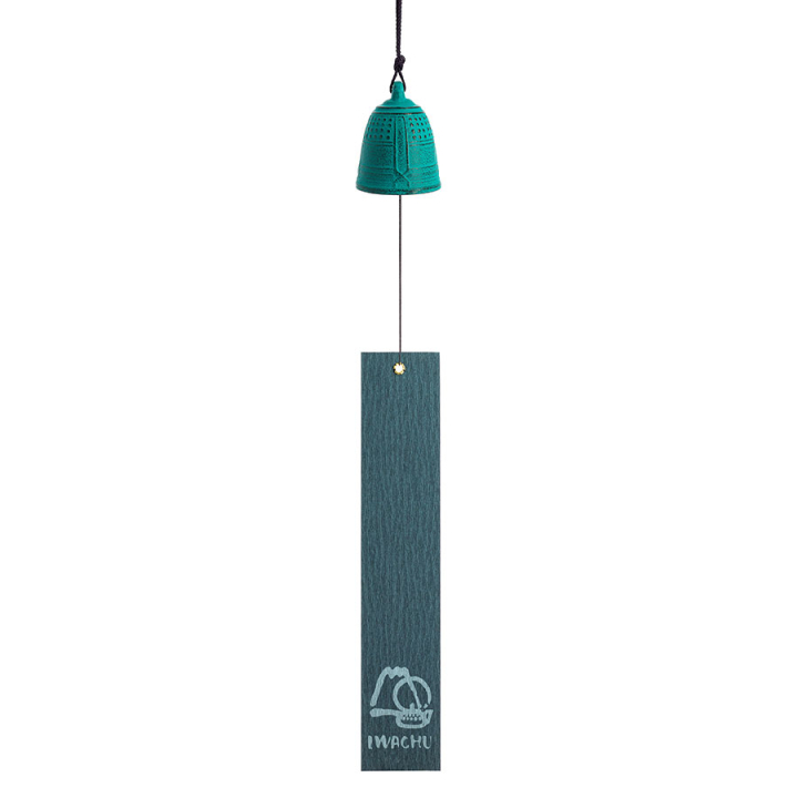 Cloche Feng Shui Furin Iwachu turquoise 5,5 cm - Tierra Zen - Rougier et Plé