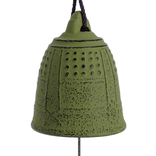 Cloche Feng Shui Furin Iwachu verte 5,5 cm - Tierra Zen - Rougier et Plé
