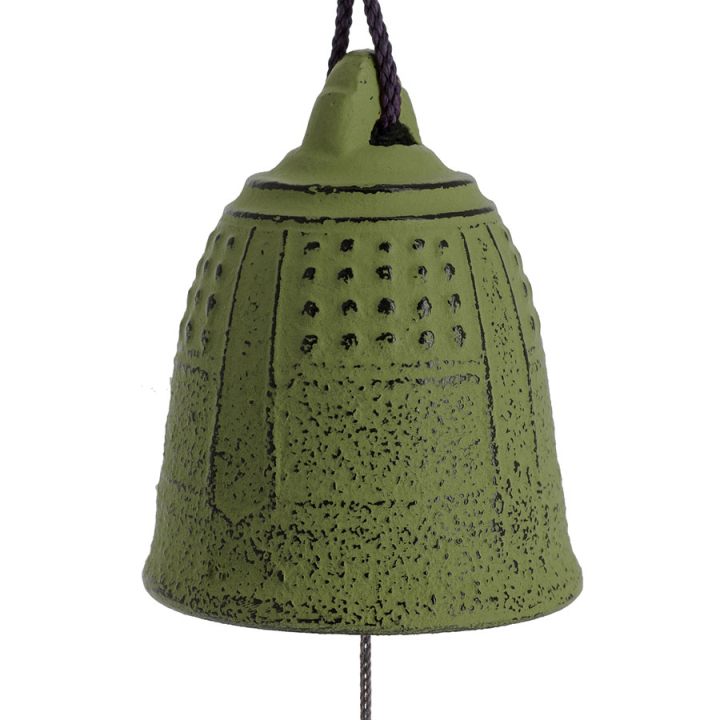 Cloche Feng Shui Furin Iwachu verte 5,5 cm - Tierra Zen - Rougier et Plé