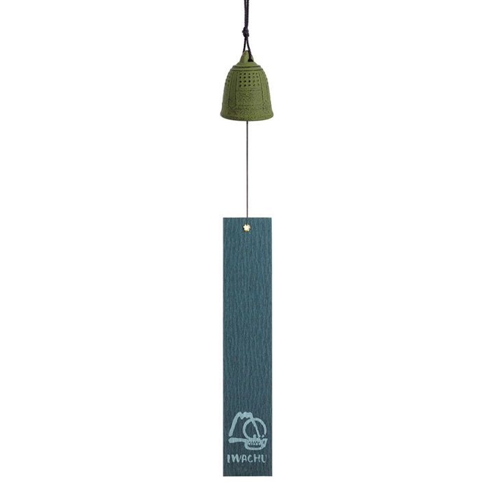 Cloche Feng Shui Furin Iwachu verte 5,5 cm - Tierra Zen - Rougier et Plé