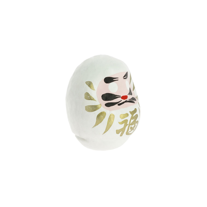 Daruma blanc petit format Amour - Tierra Zen - Rougier et Plé
